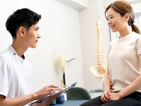 お客様と対話の様子